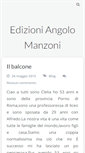 Mobile Screenshot of angolo-manzoni.it