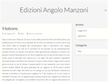 Tablet Screenshot of angolo-manzoni.it